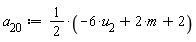 a__20 := 1/2*(-6*u__2+2*m+2)