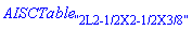 AISCShapes:-AISCTable["2L2-1/2X2-1/2X3/8"]