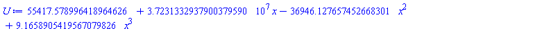 55417.578996418964626+37231332.937900379590*x-36946.127657452668301*x^2+9.1658905419567079826*x^3