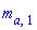 m[a, 1]