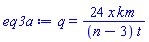 q = 24*x*k*m/((n-3)*t)