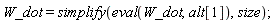 W_dot = simplify(eval(W_dot, alt[1]), size);