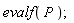 evalf(P)