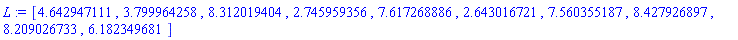 [4.642947111, 3.799964258, 8.312019404, 2.745959356, 7.617268886, 2.643016721, 7.560355187, 8.427926897, 8.209026733, 6.182349681]