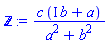 c*(I*b+a)/(a^2+b^2)