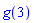 g(3)