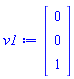 Vector(3, {(1) = 0, (2) = 0, (3) = 1})