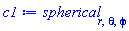 spherical[r, theta, phi]