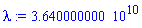 0.3640000000e11