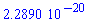 0.22890e-19