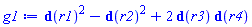 Physics:-d_(r1)^2-Physics:-d_(r2)^2+2*Physics:-d_(r3)*Physics:-d_(r4)