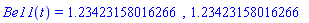Be11(t) = HFloat(1.2342315801626595), HFloat(1.2342315801626595)