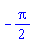 -(1/2)*Pi