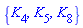 {K[4], K[5], K[8]}