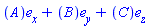 Vector(3, {(1) = A, (2) = B, (3) = C})