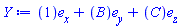 Vector(3, {(1) = 1, (2) = B, (3) = C})