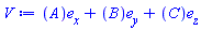Vector(3, {(1) = A, (2) = B, (3) = C})
