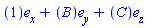 Vector(3, {(1) = 1, (2) = B, (3) = C})
