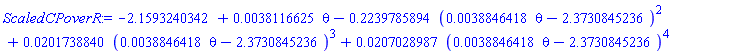 -HFloat(2.159324034212451)+HFloat(0.003811662488315613)*theta-HFloat(0.22397858937737267)*(HFloat(0.003884641817381508)*theta-HFloat(2.3730845235515035))^2+HFloat(0.020173883967869902)*(HFloat(0.003884641817381508)*theta-HFloat(2.3730845235515035))^3+HFloat(0.020702898675047213)*(HFloat(0.003884641817381508)*theta-HFloat(2.3730845235515035))^4