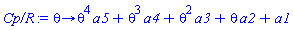 proc (theta) options operator, arrow; theta^4*a5+theta^3*a4+theta^2*a3+theta*a2+a1 end proc