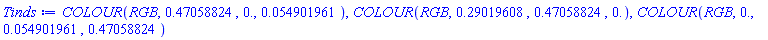 COLOUR(RGB, .47058824, 0., 0.54901961e-1), COLOUR(RGB, .29019608, .47058824, 0.), COLOUR(RGB, 0., 0.54901961e-1, .47058824)