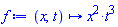 proc (x, t) options operator, arrow; x^2*t^3 end proc