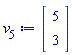 Vector(2, {(1) = 5, (2) = 3})