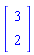 Vector(2, {(1) = 3, (2) = 2})