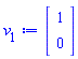 Vector(2, {(1) = 1, (2) = 0})
