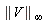 LinearAlgebra[Norm](V, infinity)