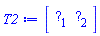 array( 1 .. 2, [ ] )
