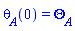 theta[A](0) = Theta[A]