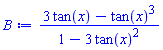 (3*tan(x)-tan(x)^3)/(1-3*tan(x)^2)