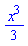 (1/3)*x^3
