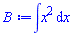 int(x^2, x)
