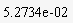 `#mn("5.2734e-02")`