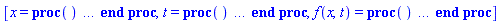 [x = proc () option `Copyright (c) 2000 by Waterloo Maple Inc. All rights reserved.`; evalf(args[1]) end proc, t = proc () option `Copyright (c) 2000 by Waterloo Maple Inc. All rights reserved.`; evalf(args[2]) end proc, f(x, t) = proc () local tv, xv, solnproc, stype, ndsol, vals; option `Copyright (c) 2001 by Waterloo Maple Inc. All rights reserved.`; Digits := trunc(evalhf(Digits)); solnproc := proc (tv, xv) local INFO, errest, nd, dvars, dary, daryt, daryx, vals, msg, i, j; option `Copyright (c) 2001 by Waterloo Maple Inc. All rights reserved.`; table( [( "soln_procedures" ) = array( 1 .. 1, [( 1 ) = (18446744074337899374)  ] ) ] ) INFO := table( [( "timeidx" ) = 2, ( "bandwidth" ) = [1, 3], ( "leftwidth" ) = 1, ( "indepvars" ) = [x, t], ( "solvec2" ) = Vector(21, {(1) = .0, (2) = .0, (3) = .0, (4) = .0, (5) = .0, (6) = .0, (7) = .0, (8) = .0, (9) = .0, (10) = .0, (11) = .0, (12) = .0, (13) = .0, (14) = .0, (15) = .0, (16) = .0, (17) = .0, (18) = .0, (19) = .0, (20) = .0, (21) = .0}, datatype = float[8]), ( "stages" ) = 1, ( "theta" ) = 1/2, ( "t0" ) = 0, ( "solmat_v" ) = Vector(147, {(1) = .0, (2) = .0, (3) = .0, (4) = .0, (5) = .0, (6) = .0, (7) = .0, (8) = .0, (9) = .0, (10) = .0, (11) = .0, (12) = .0, (13) = .0, (14) = .0, (15) = .0, (16) = .0, (17) = .0, (18) = .0, (19) = .0, (20) = .0, (21) = .0, (22) = .0, (23) = .0, (24) = .0, (25) = .0, (26) = .0, (27) = .0, (28) = .0, (29) = .0, (30) = .0, (31) = .0, (32) = .0, (33) = .0, (34) = .0, (35) = .0, (36) = .0, (37) = .0, (38) = .0, (39) = .0, (40) = .0, (41) = .0, (42) = .0, (43) = .0, (44) = .0, (45) = .0, (46) = .0, (47) = .0, (48) = .0, (49) = .0, (50) = .0, (51) = .0, (52) = .0, (53) = .0, (54) = .0, (55) = .0, (56) = .0, (57) = .0, (58) = .0, (59) = .0, (60) = .0, (61) = .0, (62) = .0, (63) = .0, (64) = .0, (65) = .0, (66) = .0, (67) = .0, (68) = .0, (69) = .0, (70) = .0, (71) = .0, (72) = .0, (73) = .0, (74) = .0, (75) = .0, (76) = .0, (77) = .0, (78) = .0, (79) = .0, (80) = .0, (81) = .0, (82) = .0, (83) = .0, (84) = .0, (85) = .0, (86) = .0, (87) = .0, (88) = .0, (89) = .0, (90) = .0, (91) = .0, (92) = .0, (93) = .0, (94) = .0, (95) = .0, (96) = .0, (97) = .0, (98) = .0, (99) = .0, (100) = .0, (101) = .0, (102) = .0, (103) = .0, (104) = .0, (105) = .0, (106) = .0, (107) = .0, (108) = .0, (109) = .0, (110) = .0, (111) = .0, (112) = .0, (113) = .0, (114) = .0, (115) = .0, (116) = .0, (117) = .0, (118) = .0, (119) = .0, (120) = .0, (121) = .0, (122) = .0, (123) = .0, (124) = .0, (125) = .0, (126) = .0, (127) = .0, (128) = .0, (129) = .0, (130) = .0, (131) = .0, (132) = .0, (133) = .0, (134) = .0, (135) = .0, (136) = .0, (137) = .0, (138) = .0, (139) = .0, (140) = .0, (141) = .0, (142) = .0, (143) = .0, (144) = .0, (145) = .0, (146) = .0, (147) = .0}, datatype = float[8], order = C_order, attributes = [source_rtable = (Matrix(21, 7, {(1, 1) = .0, (1, 2) = .0, (1, 3) = .0, (1, 4) = .0, (1, 5) = .0, (1, 6) = .0, (1, 7) = .0, (2, 1) = .0, (2, 2) = .0, (2, 3) = .0, (2, 4) = .0, (2, 5) = .0, (2, 6) = .0, (2, 7) = .0, (3, 1) = .0, (3, 2) = .0, (3, 3) = .0, (3, 4) = .0, (3, 5) = .0, (3, 6) = .0, (3, 7) = .0, (4, 1) = .0, (4, 2) = .0, (4, 3) = .0, (4, 4) = .0, (4, 5) = .0, (4, 6) = .0, (4, 7) = .0, (5, 1) = .0, (5, 2) = .0, (5, 3) = .0, (5, 4) = .0, (5, 5) = .0, (5, 6) = .0, (5, 7) = .0, (6, 1) = .0, (6, 2) = .0, (6, 3) = .0, (6, 4) = .0, (6, 5) = .0, (6, 6) = .0, (6, 7) = .0, (7, 1) = .0, (7, 2) = .0, (7, 3) = .0, (7, 4) = .0, (7, 5) = .0, (7, 6) = .0, (7, 7) = .0, (8, 1) = .0, (8, 2) = .0, (8, 3) = .0, (8, 4) = .0, (8, 5) = .0, (8, 6) = .0, (8, 7) = .0, (9, 1) = .0, (9, 2) = .0, (9, 3) = .0, (9, 4) = .0, (9, 5) = .0, (9, 6) = .0, (9, 7) = .0, (10, 1) = .0, (10, 2) = .0, (10, 3) = .0, (10, 4) = .0, (10, 5) = .0, (10, 6) = .0, (10, 7) = .0, (11, 1) = .0, (11, 2) = .0, (11, 3) = .0, (11, 4) = .0, (11, 5) = .0, (11, 6) = .0, (11, 7) = .0, (12, 1) = .0, (12, 2) = .0, (12, 3) = .0, (12, 4) = .0, (12, 5) = .0, (12, 6) = .0, (12, 7) = .0, (13, 1) = .0, (13, 2) = .0, (13, 3) = .0, (13, 4) = .0, (13, 5) = .0, (13, 6) = .0, (13, 7) = .0, (14, 1) = .0, (14, 2) = .0, (14, 3) = .0, (14, 4) = .0, (14, 5) = .0, (14, 6) = .0, (14, 7) = .0, (15, 1) = .0, (15, 2) = .0, (15, 3) = .0, (15, 4) = .0, (15, 5) = .0, (15, 6) = .0, (15, 7) = .0, (16, 1) = .0, (16, 2) = .0, (16, 3) = .0, (16, 4) = .0, (16, 5) = .0, (16, 6) = .0, (16, 7) = .0, (17, 1) = .0, (17, 2) = .0, (17, 3) = .0, (17, 4) = .0, (17, 5) = .0, (17, 6) = .0, (17, 7) = .0, (18, 1) = .0, (18, 2) = .0, (18, 3) = .0, (18, 4) = .0, (18, 5) = .0, (18, 6) = .0, (18, 7) = .0, (19, 1) = .0, (19, 2) = .0, (19, 3) = .0, (19, 4) = .0, (19, 5) = .0, (19, 6) = .0, (19, 7) = .0, (20, 1) = .0, (20, 2) = .0, (20, 3) = .0, (20, 4) = .0, (20, 5) = .0, (20, 6) = .0, (20, 7) = .0, (21, 1) = .0, (21, 2) = .0, (21, 3) = .0, (21, 4) = .0, (21, 5) = .0, (21, 6) = .0, (21, 7) = .0}, datatype = float[8], order = C_order))]), ( "ICS" ) = [0], ( "solvec1" ) = Vector(21, {(1) = .0, (2) = .0, (3) = .0, (4) = .0, (5) = .0, (6) = .0, (7) = .0, (8) = .0, (9) = .0, (10) = .0, (11) = .0, (12) = .0, (13) = .0, (14) = .0, (15) = .0, (16) = .0, (17) = .0, (18) = .0, (19) = .0, (20) = .0, (21) = .0}, datatype = float[8]), ( "norigdepvars" ) = 1, ( "dependson" ) = [{1}], ( "autonomous" ) = true, ( "soltimes" ) = Vector(3, {(1) = .0, (2) = .0, (3) = .0}, datatype = float[8]), ( "depvars" ) = [f], ( "banded" ) = true, ( "allocspace" ) = 21, ( "spacestep" ) = 0.500000000000000e-1, ( "explicit" ) = false, ( "solvec5" ) = 0, ( "spacevar" ) = x, ( "totalwidth" ) = 7, ( "depeqn" ) = [1], ( "pts", x ) = [0, 1], ( "mixed" ) = false, ( "rightwidth" ) = 0, ( "erroraccum" ) = true, ( "linear" ) = true, ( "method" ) = theta, ( "timevar" ) = t, ( "spaceidx" ) = 1, ( "eqndep" ) = [1], ( "solvec3" ) = Vector(21, {(1) = .0, (2) = .0, (3) = .0, (4) = .0, (5) = .0, (6) = .0, (7) = .0, (8) = .0, (9) = .0, (10) = .0, (11) = .0, (12) = .0, (13) = .0, (14) = .0, (15) = .0, (16) = .0, (17) = .0, (18) = .0, (19) = .0, (20) = .0, (21) = .0}, datatype = float[8]), ( "solmat_ne" ) = 0, ( "multidep" ) = [false, false], ( "initialized" ) = false, ( "errorest" ) = false, ( "eqnords" ) = [[2, 1]], ( "periodic" ) = false, ( "BCS", 1 ) = {[[1, 0, 1], b[1, 0, 1]], [[1, 1, 0], b[1, 1, 0]]}, ( "spacepts" ) = 21, ( "startup_only" ) = false, ( "solmat_i1" ) = 0, ( "spaceadaptive" ) = false, ( "solvec4" ) = 0, ( "depords" ) = [[2, 1]], ( "vectorhf" ) = true, ( "IBC" ) = b, ( "PDEs" ) = [2*(diff(f(x, t), t))-141/100-(141/200)*cos(t)-(1150367877/1000000000)*(diff(diff(f(x, t), x), x))-(1150367877/1000000000)*(diff(f(x, t), x))/x], ( "inputargs" ) = [{2*(diff(f(x, t), t)) = 1.41+.705*cos(t)+1.150367877*(diff(diff(f(x, t), x), x))+1.150367877*(diff(f(x, t), x))/x}, {f(1, t) = 0, f(x, 0) = 0, (D[1](f))(0, t) = 0}], ( "matrixhf" ) = true, ( "timeadaptive" ) = false, ( "solmatrix" ) = Matrix(21, 7, {(1, 1) = .0, (1, 2) = .0, (1, 3) = .0, (1, 4) = .0, (1, 5) = .0, (1, 6) = .0, (1, 7) = .0, (2, 1) = .0, (2, 2) = .0, (2, 3) = .0, (2, 4) = .0, (2, 5) = .0, (2, 6) = .0, (2, 7) = .0, (3, 1) = .0, (3, 2) = .0, (3, 3) = .0, (3, 4) = .0, (3, 5) = .0, (3, 6) = .0, (3, 7) = .0, (4, 1) = .0, (4, 2) = .0, (4, 3) = .0, (4, 4) = .0, (4, 5) = .0, (4, 6) = .0, (4, 7) = .0, (5, 1) = .0, (5, 2) = .0, (5, 3) = .0, (5, 4) = .0, (5, 5) = .0, (5, 6) = .0, (5, 7) = .0, (6, 1) = .0, (6, 2) = .0, (6, 3) = .0, (6, 4) = .0, (6, 5) = .0, (6, 6) = .0, (6, 7) = .0, (7, 1) = .0, (7, 2) = .0, (7, 3) = .0, (7, 4) = .0, (7, 5) = .0, (7, 6) = .0, (7, 7) = .0, (8, 1) = .0, (8, 2) = .0, (8, 3) = .0, (8, 4) = .0, (8, 5) = .0, (8, 6) = .0, (8, 7) = .0, (9, 1) = .0, (9, 2) = .0, (9, 3) = .0, (9, 4) = .0, (9, 5) = .0, (9, 6) = .0, (9, 7) = .0, (10, 1) = .0, (10, 2) = .0, (10, 3) = .0, (10, 4) = .0, (10, 5) = .0, (10, 6) = .0, (10, 7) = .0, (11, 1) = .0, (11, 2) = .0, (11, 3) = .0, (11, 4) = .0, (11, 5) = .0, (11, 6) = .0, (11, 7) = .0, (12, 1) = .0, (12, 2) = .0, (12, 3) = .0, (12, 4) = .0, (12, 5) = .0, (12, 6) = .0, (12, 7) = .0, (13, 1) = .0, (13, 2) = .0, (13, 3) = .0, (13, 4) = .0, (13, 5) = .0, (13, 6) = .0, (13, 7) = .0, (14, 1) = .0, (14, 2) = .0, (14, 3) = .0, (14, 4) = .0, (14, 5) = .0, (14, 6) = .0, (14, 7) = .0, (15, 1) = .0, (15, 2) = .0, (15, 3) = .0, (15, 4) = .0, (15, 5) = .0, (15, 6) = .0, (15, 7) = .0, (16, 1) = .0, (16, 2) = .0, (16, 3) = .0, (16, 4) = .0, (16, 5) = .0, (16, 6) = .0, (16, 7) = .0, (17, 1) = .0, (17, 2) = .0, (17, 3) = .0, (17, 4) = .0, (17, 5) = .0, (17, 6) = .0, (17, 7) = .0, (18, 1) = .0, (18, 2) = .0, (18, 3) = .0, (18, 4) = .0, (18, 5) = .0, (18, 6) = .0, (18, 7) = .0, (19, 1) = .0, (19, 2) = .0, (19, 3) = .0, (19, 4) = .0, (19, 5) = .0, (19, 6) = .0, (19, 7) = .0, (20, 1) = .0, (20, 2) = .0, (20, 3) = .0, (20, 4) = .0, (20, 5) = .0, (20, 6) = .0, (20, 7) = .0, (21, 1) = .0, (21, 2) = .0, (21, 3) = .0, (21, 4) = .0, (21, 5) = .0, (21, 6) = .0, (21, 7) = .0}, datatype = float[8], order = C_order), ( "extrabcs" ) = [0], ( "timei" ) = 3, ( "depdords" ) = [[[2, 1]]], ( "minspcpoints" ) = 4, ( "solmat_is" ) = 0, ( "fdepvars" ) = [f(x, t)], ( "vectorproc" ) = proc (v, vp, vpp, t, x, k, h, n, vec) local _s1, _s2, _s3, _s4, _s5, _s6, _s7, _s8, xi; _s1 := cos(t+(1/2)*k); _s4 := 2300735754*k; _s5 := 8000000000*h^2; _s6 := 1150367877*h*k; _s7 := 4000000000*k*h^2; _s8 := 2820000000*k*h^2*(_s1+2); vec[1] := 0; vec[n] := 0; for xi from 2 to n-1 do _s2 := -vp[xi-1]+vp[xi+1]; _s3 := vp[xi-1]-2*vp[xi]+vp[xi+1]; vec[xi] := (_s3*_s4*x[xi]+_s5*vp[xi]*x[xi]+_s2*_s6+_s8*x[xi])/(_s7*x[xi]) end do end proc, ( "intspace" ) = Matrix(21, 1, {(1, 1) = .0, (2, 1) = .0, (3, 1) = .0, (4, 1) = .0, (5, 1) = .0, (6, 1) = .0, (7, 1) = .0, (8, 1) = .0, (9, 1) = .0, (10, 1) = .0, (11, 1) = .0, (12, 1) = .0, (13, 1) = .0, (14, 1) = .0, (15, 1) = .0, (16, 1) = .0, (17, 1) = .0, (18, 1) = .0, (19, 1) = .0, (20, 1) = .0, (21, 1) = .0}, datatype = float[8], order = C_order), ( "adjusted" ) = false, ( "solution" ) = Array(1..3, 1..21, 1..1, {(1, 1, 1) = .0, (1, 2, 1) = .0, (1, 3, 1) = .0, (1, 4, 1) = .0, (1, 5, 1) = .0, (1, 6, 1) = .0, (1, 7, 1) = .0, (1, 8, 1) = .0, (1, 9, 1) = .0, (1, 10, 1) = .0, (1, 11, 1) = .0, (1, 12, 1) = .0, (1, 13, 1) = .0, (1, 14, 1) = .0, (1, 15, 1) = .0, (1, 16, 1) = .0, (1, 17, 1) = .0, (1, 18, 1) = .0, (1, 19, 1) = .0, (1, 20, 1) = .0, (1, 21, 1) = .0, (2, 1, 1) = .0, (2, 2, 1) = .0, (2, 3, 1) = .0, (2, 4, 1) = .0, (2, 5, 1) = .0, (2, 6, 1) = .0, (2, 7, 1) = .0, (2, 8, 1) = .0, (2, 9, 1) = .0, (2, 10, 1) = .0, (2, 11, 1) = .0, (2, 12, 1) = .0, (2, 13, 1) = .0, (2, 14, 1) = .0, (2, 15, 1) = .0, (2, 16, 1) = .0, (2, 17, 1) = .0, (2, 18, 1) = .0, (2, 19, 1) = .0, (2, 20, 1) = .0, (2, 21, 1) = .0, (3, 1, 1) = .0, (3, 2, 1) = .0, (3, 3, 1) = .0, (3, 4, 1) = .0, (3, 5, 1) = .0, (3, 6, 1) = .0, (3, 7, 1) = .0, (3, 8, 1) = .0, (3, 9, 1) = .0, (3, 10, 1) = .0, (3, 11, 1) = .0, (3, 12, 1) = .0, (3, 13, 1) = .0, (3, 14, 1) = .0, (3, 15, 1) = .0, (3, 16, 1) = .0, (3, 17, 1) = .0, (3, 18, 1) = .0, (3, 19, 1) = .0, (3, 20, 1) = .0, (3, 21, 1) = .0}, datatype = float[8], order = C_order), ( "solspace" ) = Vector(21, {(1) = .0, (2) = .0, (3) = .0, (4) = .0, (5) = .0, (6) = .0, (7) = .0, (8) = .0, (9) = .0, (10) = .0, (11) = .0, (12) = .0, (13) = .0, (14) = .0, (15) = .0, (16) = .0, (17) = .0, (18) = .0, (19) = .0, (20) = .0, (21) = 1.0}, datatype = float[8]), ( "depshift" ) = [1], ( "timestep" ) = 0.500000000000000e-1, ( "maxords" ) = [2, 1], ( "solmat_i2" ) = 0, ( "matrixproc" ) = proc (v, vp, vpp, t, x, k, h, n, mat) local _s1, _s2, _s3, xi; _s1 := -1150367877*h; _s2 := 4000000000*h^2; _s3 := (1/1000000000)*(2000000000*h^2+1150367877*k)/(k*h^2); mat[3] := -(3/2)/h; mat[4] := 2/h; mat[5] := -(1/2)/h; mat[7*n-4] := 1; for xi from 2 to n-1 do mat[7*xi-4] := _s3; mat[7*xi-5] := -(_s1+2300735754*x[xi])/(_s2*x[xi]); mat[7*xi-3] := (_s1-2300735754*x[xi])/(_s2*x[xi]) end do end proc ] ); if xv = "left" then return INFO["solspace"][1] elif xv = "right" then return INFO["solspace"][INFO["spacepts"]] elif tv = "start" then return INFO["t0"] elif not (type(tv, 'numeric') and type(xv, 'numeric')) then error "non-numeric input" end if; if xv < INFO["solspace"][1] or INFO["solspace"][INFO["spacepts"]] < xv then error "requested %1 value must be in the range %2..%3", INFO["spacevar"], INFO["solspace"][1], INFO["solspace"][INFO["spacepts"]] end if; dary := Vector(3, {(1) = .0, (2) = .0, (3) = .0}, datatype = float[8]); daryt := 0; daryx := 0; dvars := [proc (t, x, u) u[1] end proc]; errest := false; nd := nops(INFO["depvars"]); if dary[nd+1] <> tv then try `pdsolve/numeric/evolve_solution`(INFO, tv) catch: msg := StringTools:-FormatMessage(lastexception[2 .. -1]); if tv < INFO["t0"] then error cat("unable to compute solution for %1<%2:
", msg), INFO["timevar"], INFO["failtime"] else error cat("unable to compute solution for %1>%2:
", msg), INFO["timevar"], INFO["failtime"] end if end try end if; if dary[nd+1] <> tv or dary[nd+2] <> xv then `pdsolve/interp2dto0d`(3, INFO["soltimes"], INFO["spacepts"], INFO["solspace"], nops(INFO["depvars"]), INFO["solution"], true, tv, xv, dary); if errest then `pdsolve/interp2dto0d`(3, INFO["soltimes"], INFO["spacepts"], INFO["err_t"], nops(INFO["depvars"]), INFO["solution"], true, tv, xv, daryt); `pdsolve/interp2dto0d`(3, INFO["soltimes"], INFO["spacepts"], INFO["err_x"], nops(INFO["depvars"]), INFO["solution"], true, tv, xv, daryx) end if end if; dary[nd+1] := tv; dary[nd+2] := xv; if dvars = [] then [seq(dary[i], i = 1 .. INFO["norigdepvars"])] else vals := NULL; for i to nops(dvars) do j := eval(dvars[i]); try if errest then vals := vals, evalhf(j(tv, xv, dary, daryt, daryx)) else vals := vals, evalhf(j(tv, xv, dary)) end if catch: userinfo(5, `pdsolve/numeric`, `evalhf failure`); try if errest then vals := vals, j(tv, xv, dary, daryt, daryx) else vals := vals, j(tv, xv, dary) end if catch: vals := vals, undefined end try end try end do; [vals] end if end proc; stype := "2nd"; if nargs = 1 then if args[1] = "left" then return solnproc(0, "left") elif args[1] = "right" then return solnproc(0, "right") elif args[1] = "start" then return solnproc("start", 0) else error "too few arguments to solution procedure" end if elif nargs = 2 then if stype = "1st" then tv := evalf(args[1]); xv := evalf(args[2]) else tv := evalf(args[2]); xv := evalf(args[1]) end if; if not (type(tv, 'numeric') and type(xv, 'numeric')) then if procname <> unknown then return ('procname')(args[1 .. nargs]) else ndsol := pointto(solnproc("soln_procedures")[1]); return ('ndsol')(args[1 .. nargs]) end if end if else error "incorrect arguments to solution procedure" end if; vals := solnproc(tv, xv); vals[1] end proc]
