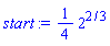 (1/4)*2^(2/3)
