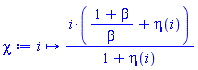 proc (i) options operator, arrow; i*((1+beta)/beta+eta(i))/(1+eta(i)) end proc