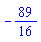 -89/16
