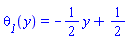 theta__1(y) = -(1/2)*y+1/2