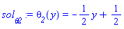 theta__2(y) = -(1/2)*y+1/2