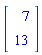 Vector[column]([[4], [b]])