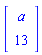 Vector[column]([[4], [b]])