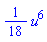 (1/18)*u^6