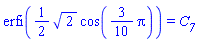 erfi((1/2)*2^(1/2)*cos((3/10)*Pi)) = C__7