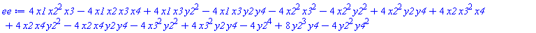 4*x1*x2^2*x3-4*x1*x2*x3*x4+4*x1*x3*y2^2-4*x1*x3*y2*y4-4*x2^2*x3^2-4*x2^2*y2^2+4*x2^2*y2*y4+4*x2*x3^2*x4+4*x2*x4*y2^2-4*x2*x4*y2*y4-4*x3^2*y2^2+4*x3^2*y2*y4-4*y2^4+8*y2^3*y4-4*y2^2*y4^2