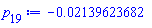 -0.2139623682e-1