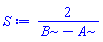 2/(B-A)