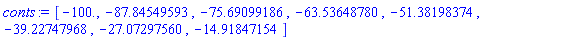 [-100., -87.84549593, -75.69099186, -63.53648780, -51.38198374, -39.22747968, -27.07297560, -14.91847154]